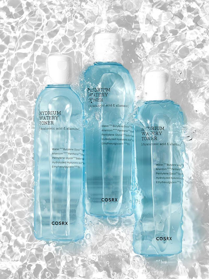 COSRX Hydrium Watery Toner hyaluronic acid vitamin B5 skincare