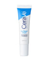 CeraVe Eye Repair Cream in a white tube with blue and white branding, designed for minimizing dark circles and eye puffiness.