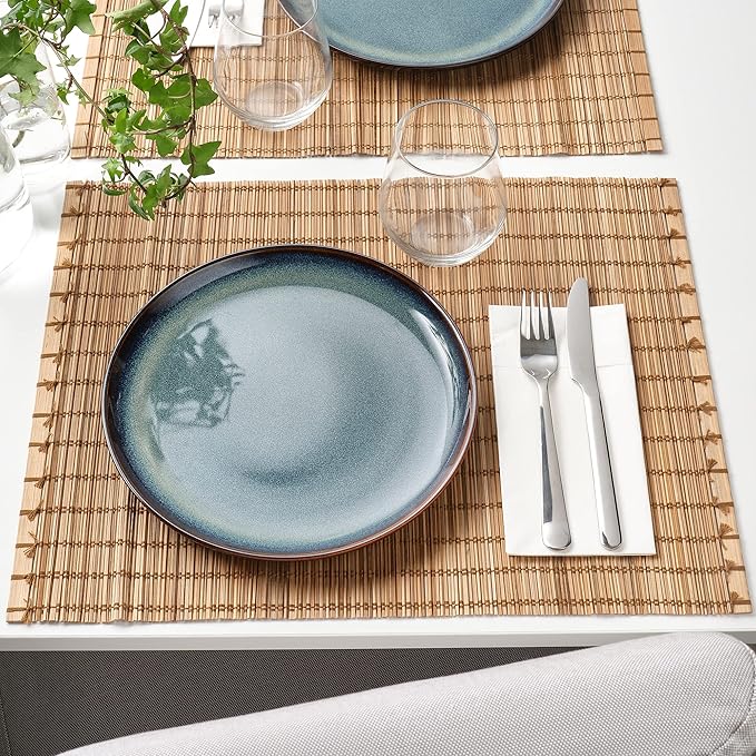Blue Brown GLADELIG Dinner Plates – Stylish Modern Tableware