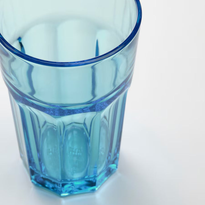 IKEA POKAL Glass 35 CL 4 Pack durable drinking glasses front view