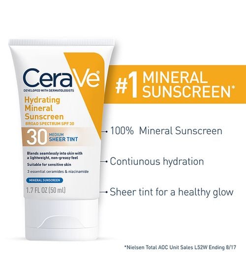 CeraVe mineral sunscreen hydrating formula Pakistan