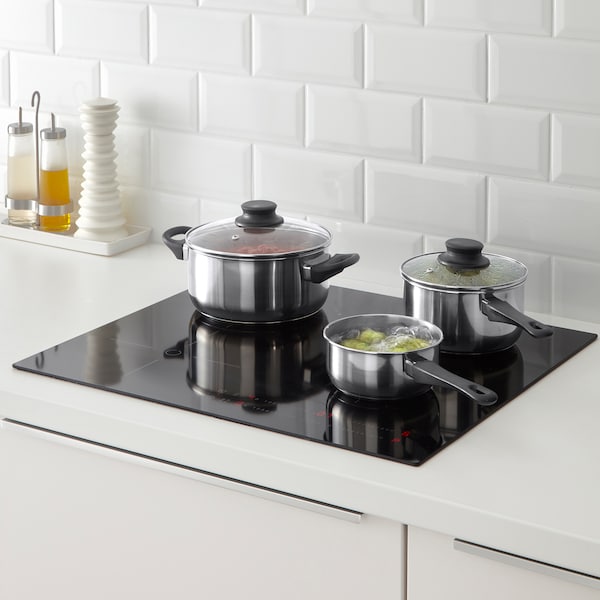 ikea annons stainless steel pots with glass lids