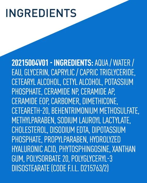 CeraVe Moisturising Lotion Lait Hydratant lightweight non-greasy texture for daily skin hydration