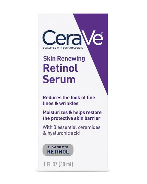 CeraVe Skin Renewing Retinol Serum lightweight texture close-up