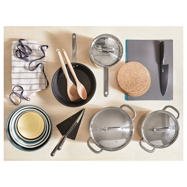 Durable stainless steel cooking pots and pans