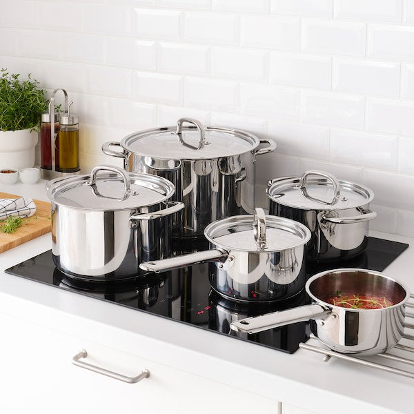 ikea 365+ 9 piece cookware is easy for cooking 