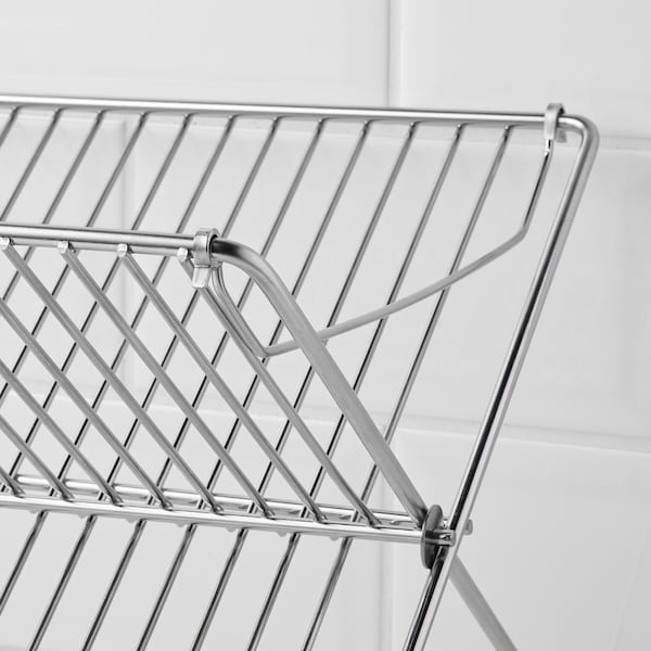 KVOT Dish Drainer Close-up Galvanised Finish