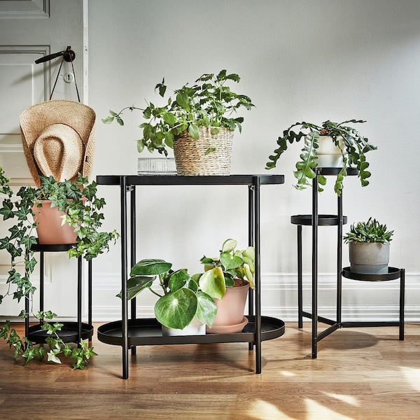 OLIVBLAD Plant Holder with Multiple Pots – Side Angle